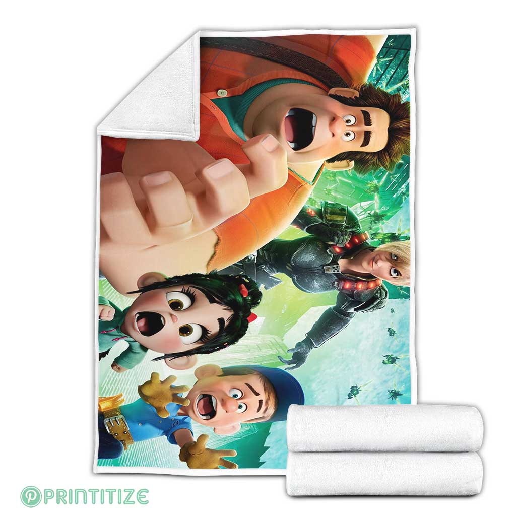 Vanellope From Wreck It Ralph Funny Face Fleece Blanket