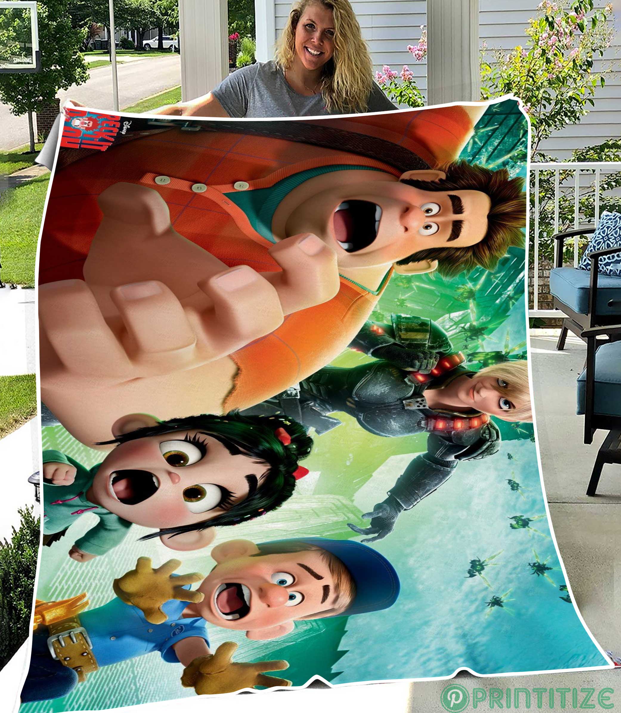 Vanellope From Wreck It Ralph Funny Face Fleece Blanket