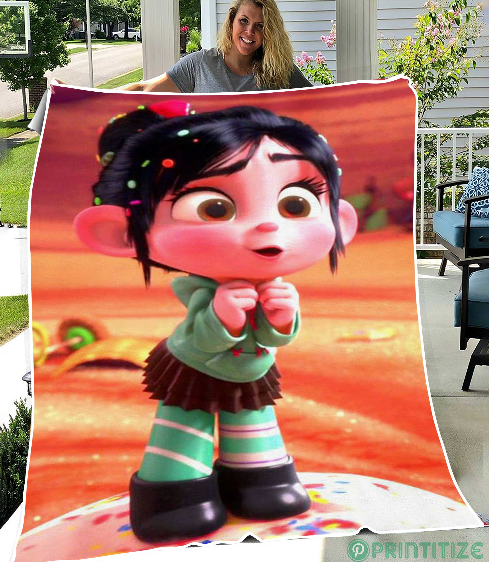 Vanellope Surprise Fleece Blanket