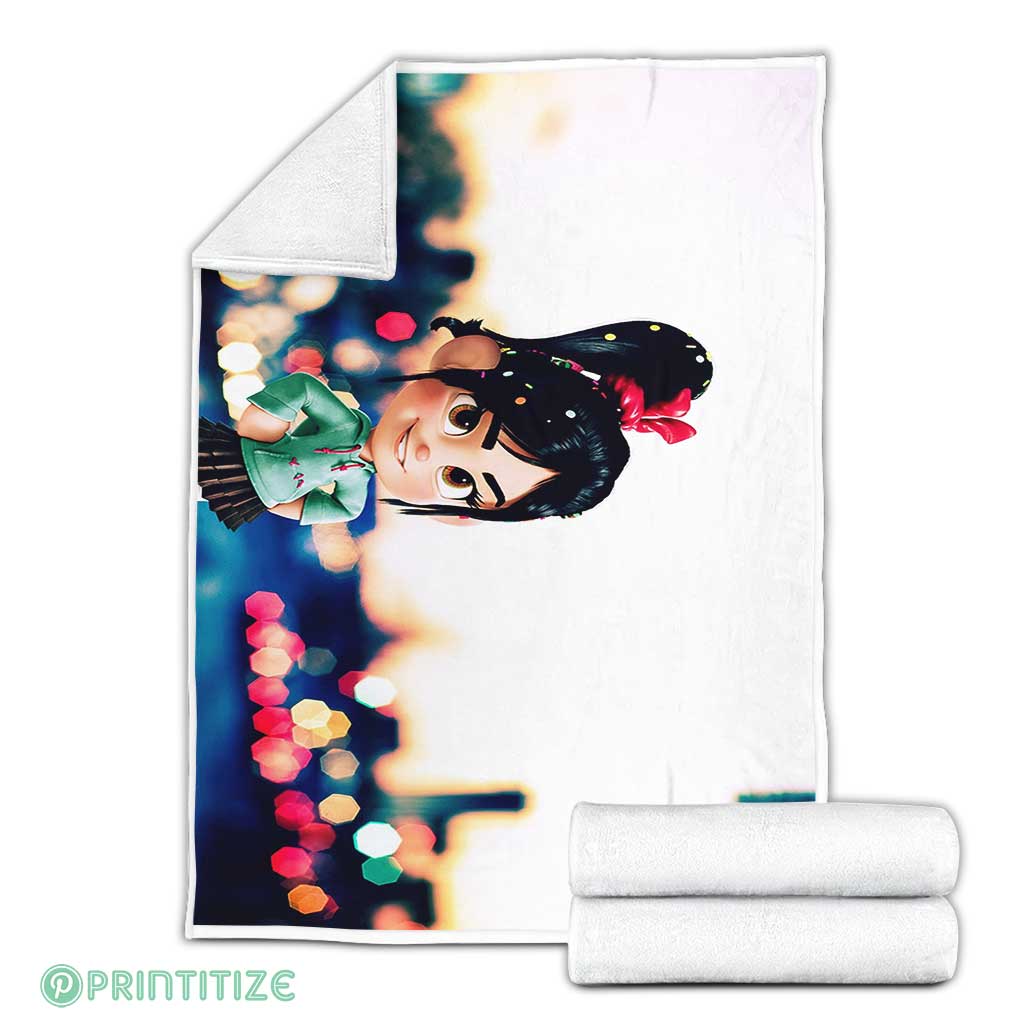 Vanellope Von Schweetz Character Cute Fleece Blanket