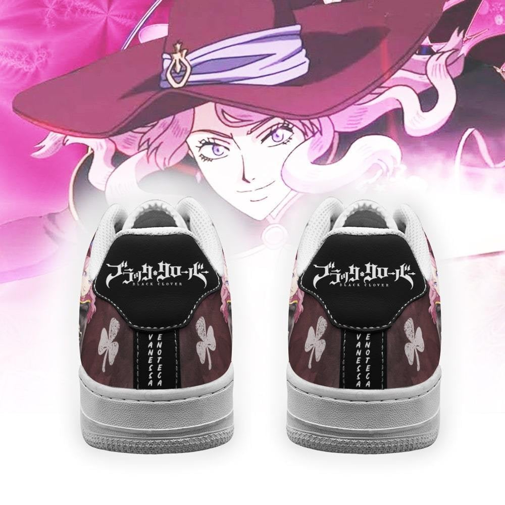 Vanessa Enoteca Sneakers Black Bull Knight Black Clover Anime Shoes