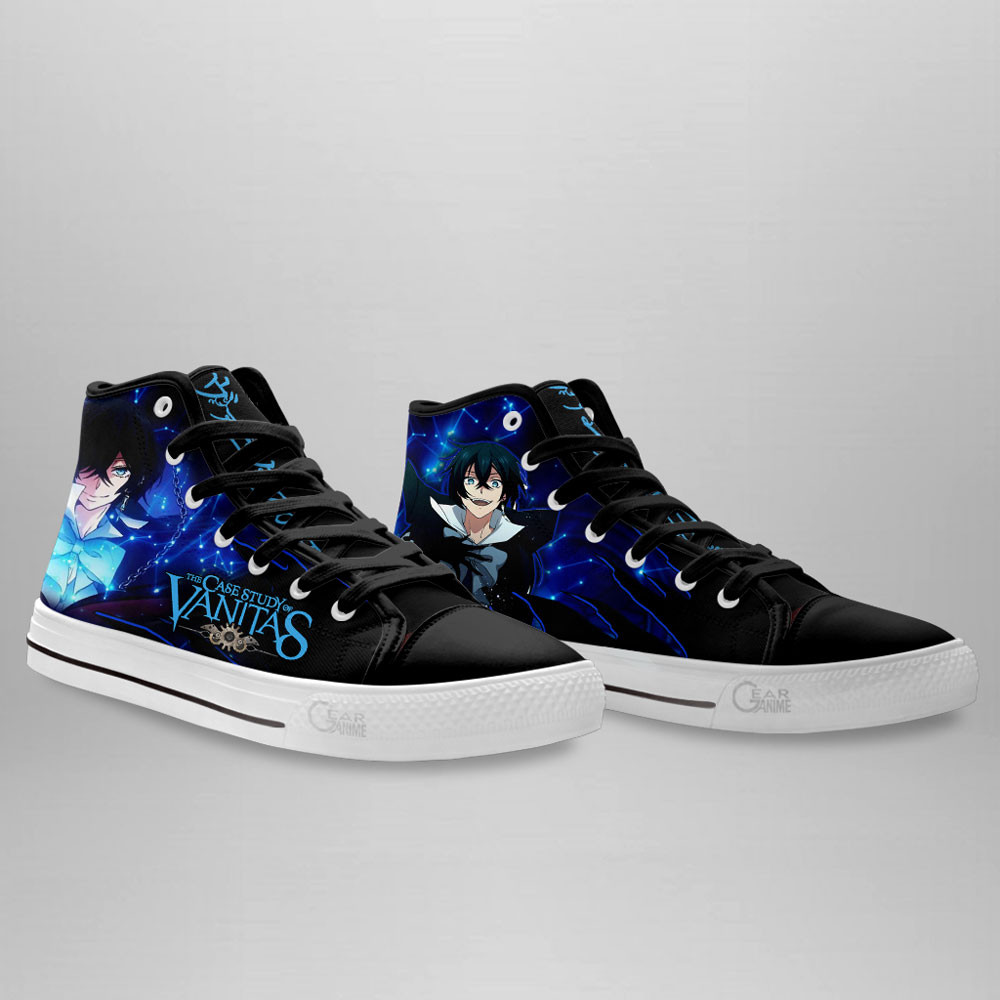 Vanitas High Top Shoes The Case Study of Vanitas Anime Sneakers