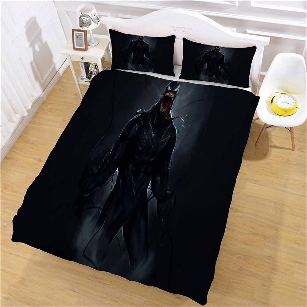Variousizes Movie Venom Theme Digital Printing Household Itemss 3D Customized Duvet Cover Bedding Set