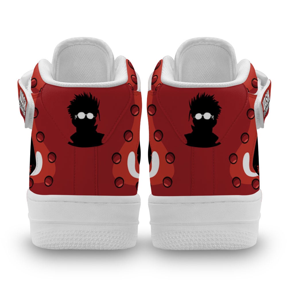 Vash the Stampede Sneakers Air Mid Custom Trigun Anime Shoes