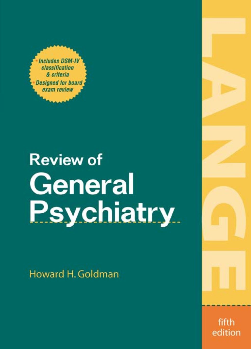 Review of General Psychiatry, Fifth Edition 5th Edition