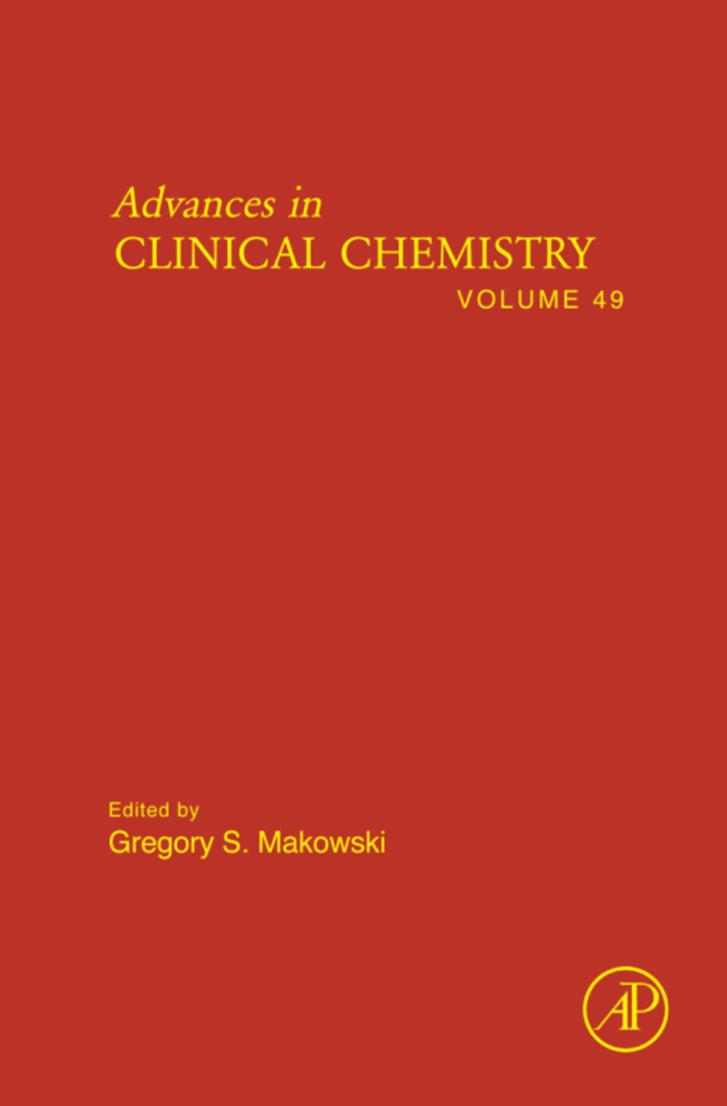Advances in Clinical Chemistry 