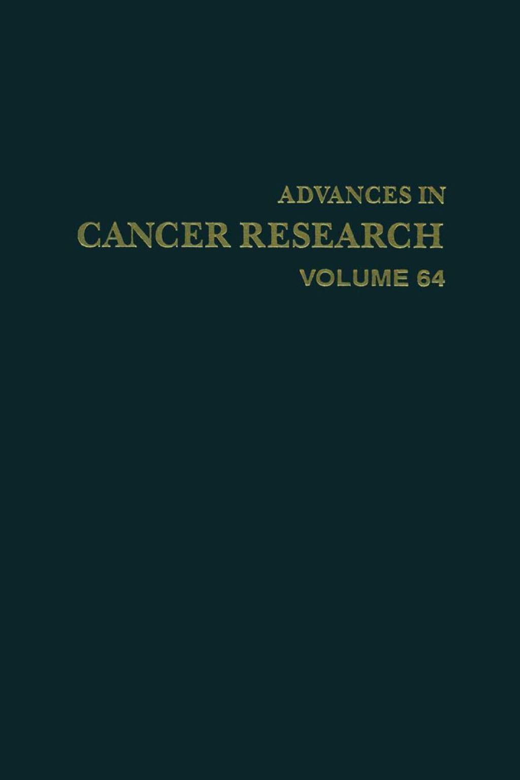 Advances in Cancer Research 