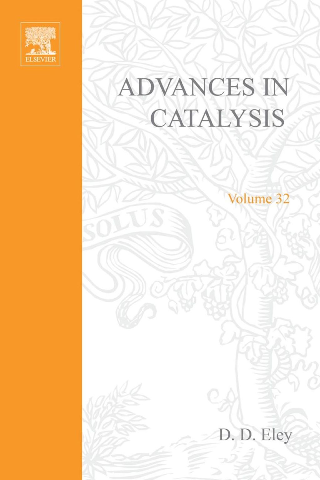 ADVANCES IN CATALYSIS VOLUME 32 