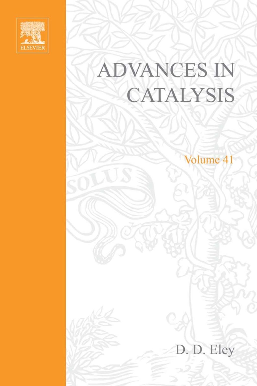 Advances in Catalysis 