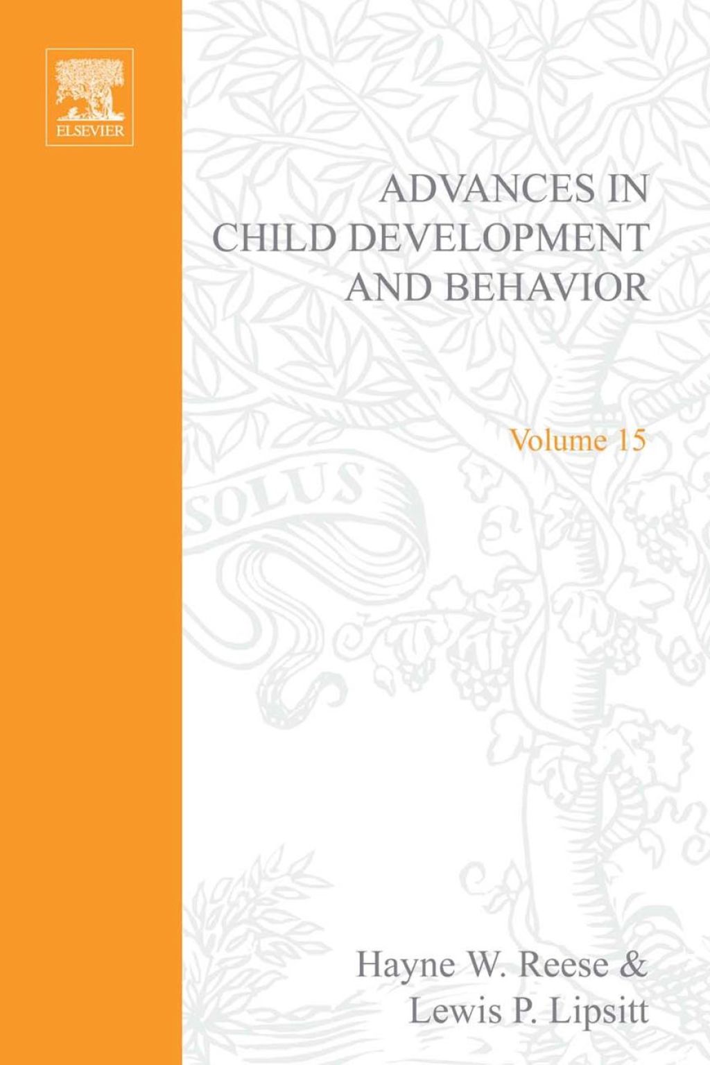 ADV IN CHILD DEVELOPMENT &BEHAVIOR V15 