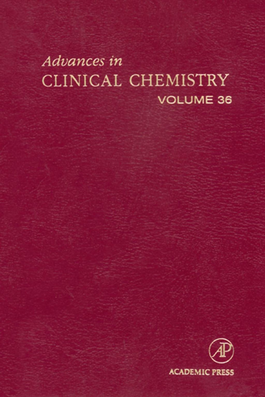 Advances in Clinical Chemistry 