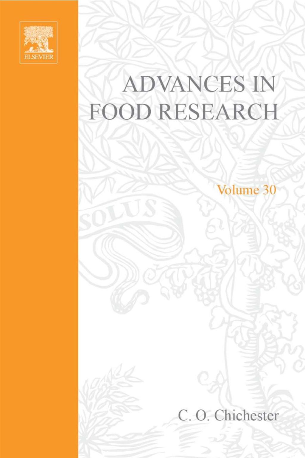 ADVANCES IN FOOD RESEARCH VOLUME 30 