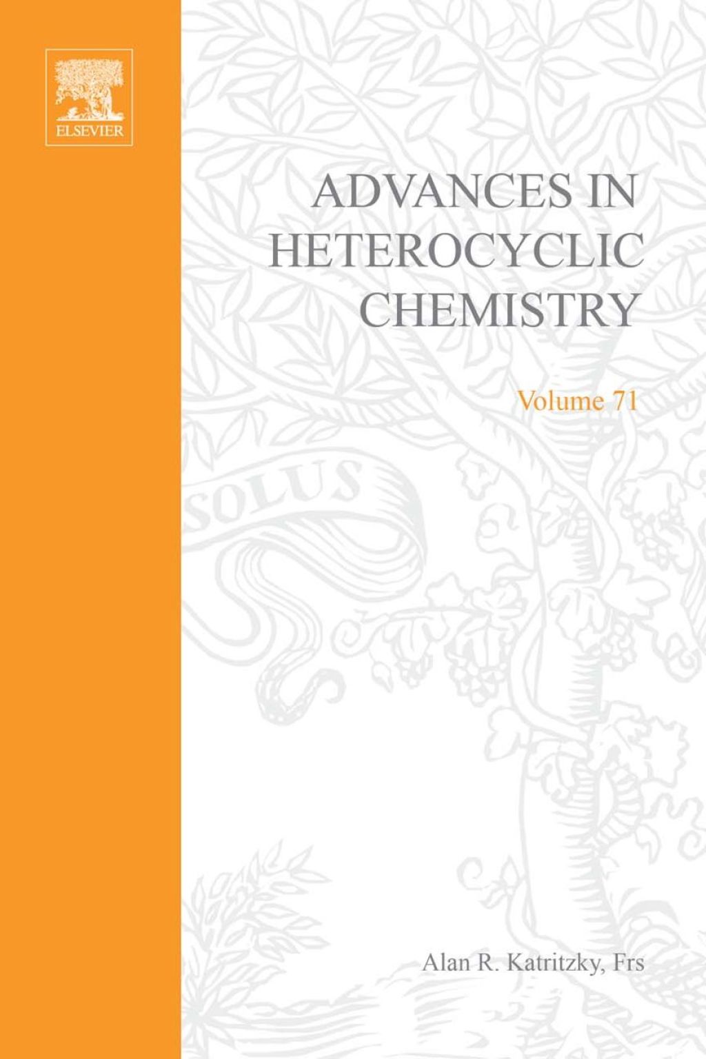 Advances in Heterocyclic Chemistry 