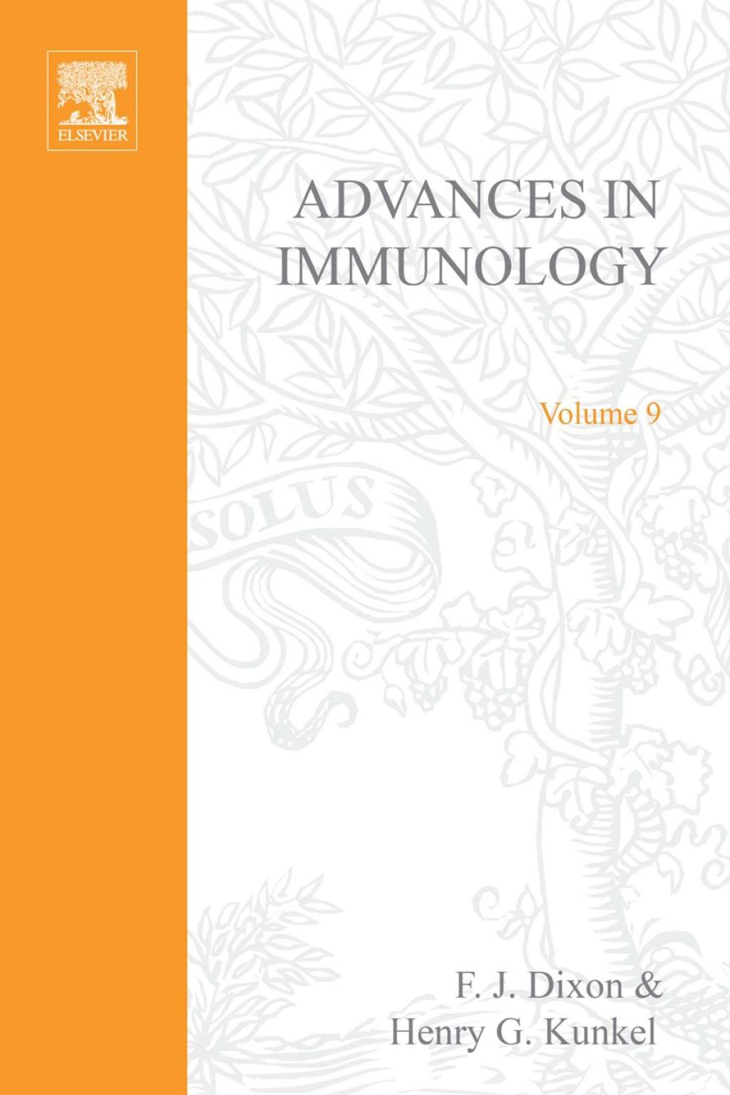 ADVANCES IN IMMUNOLOGY VOLUME 9 