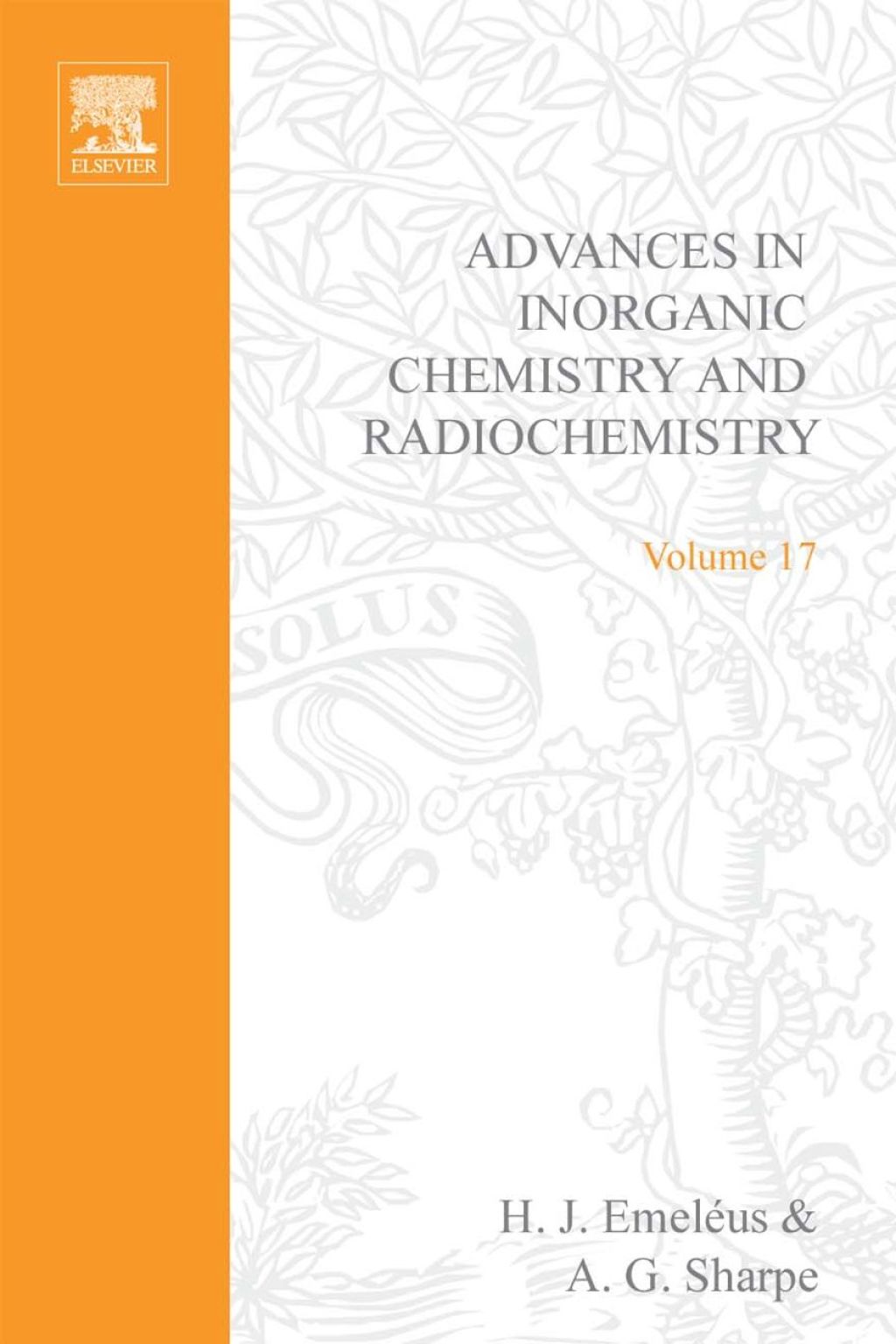 ADVANCES IN INORGANIC CHEMISTRY AND RADIOCHEMISTRY VOL 17 