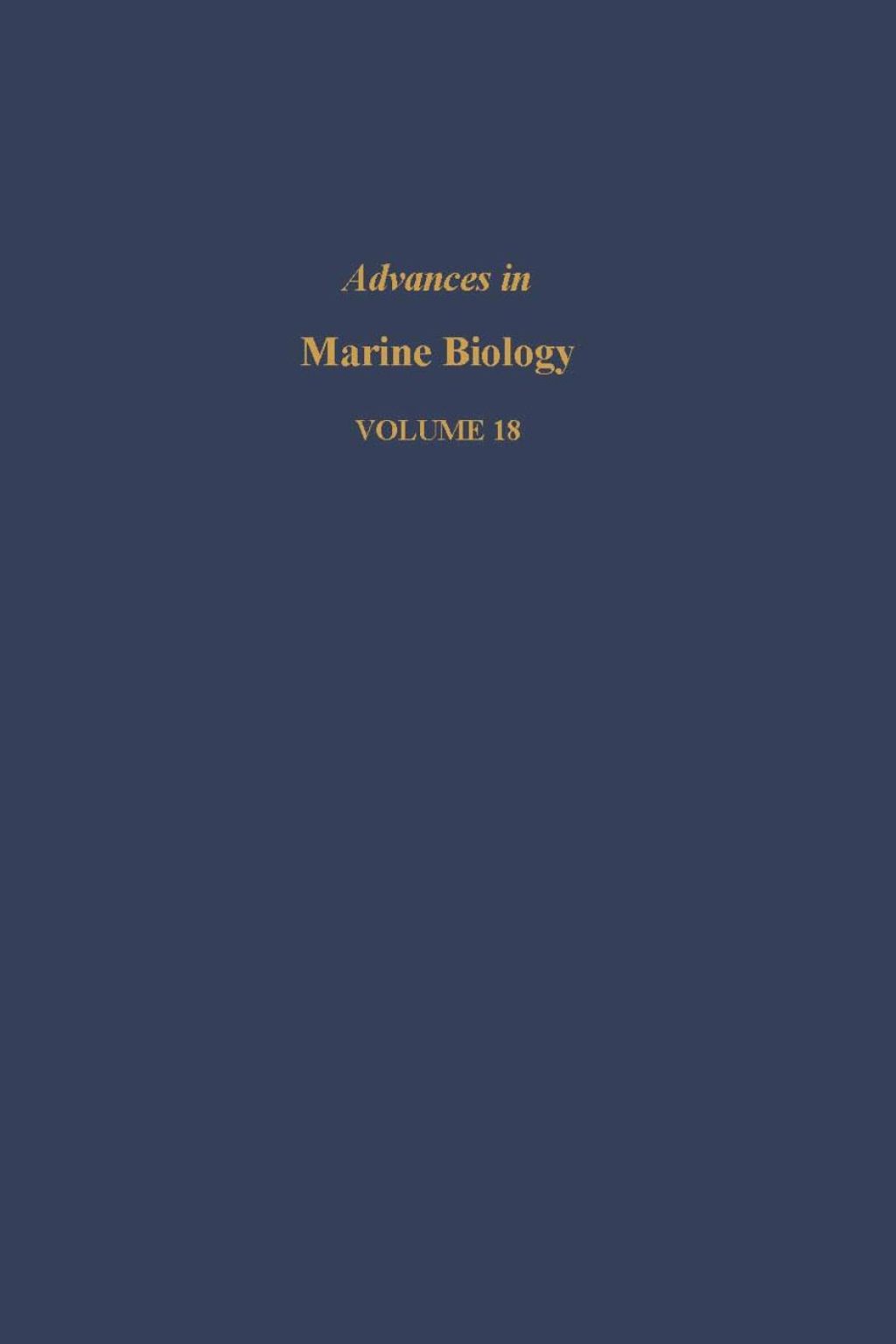 Advances in Marine Biology APL 