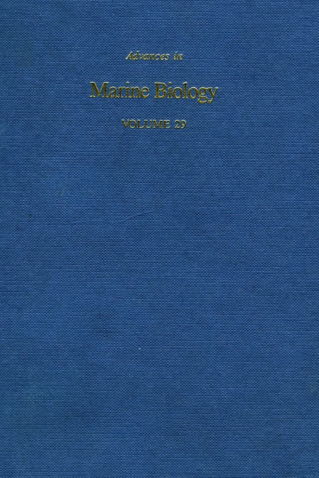 Advances in Marine Biology 