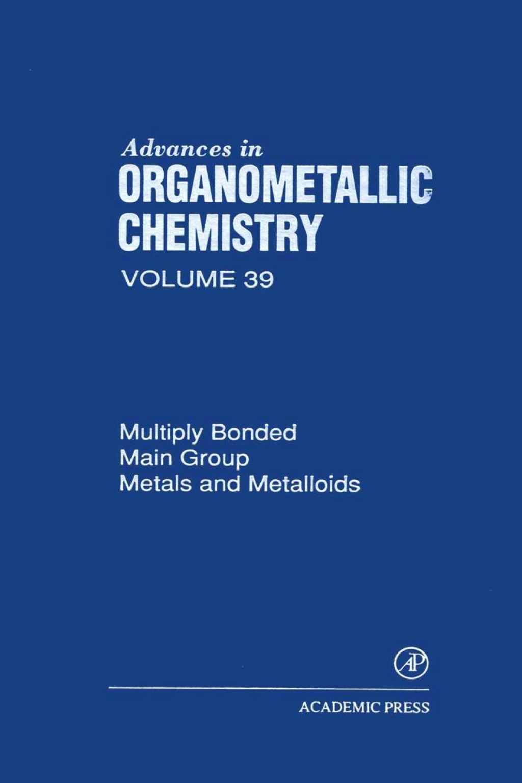 Multiply Bonded Main Group Metals and Metalloids 