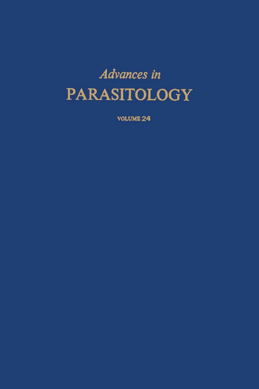 Advances in Parasitology APL 