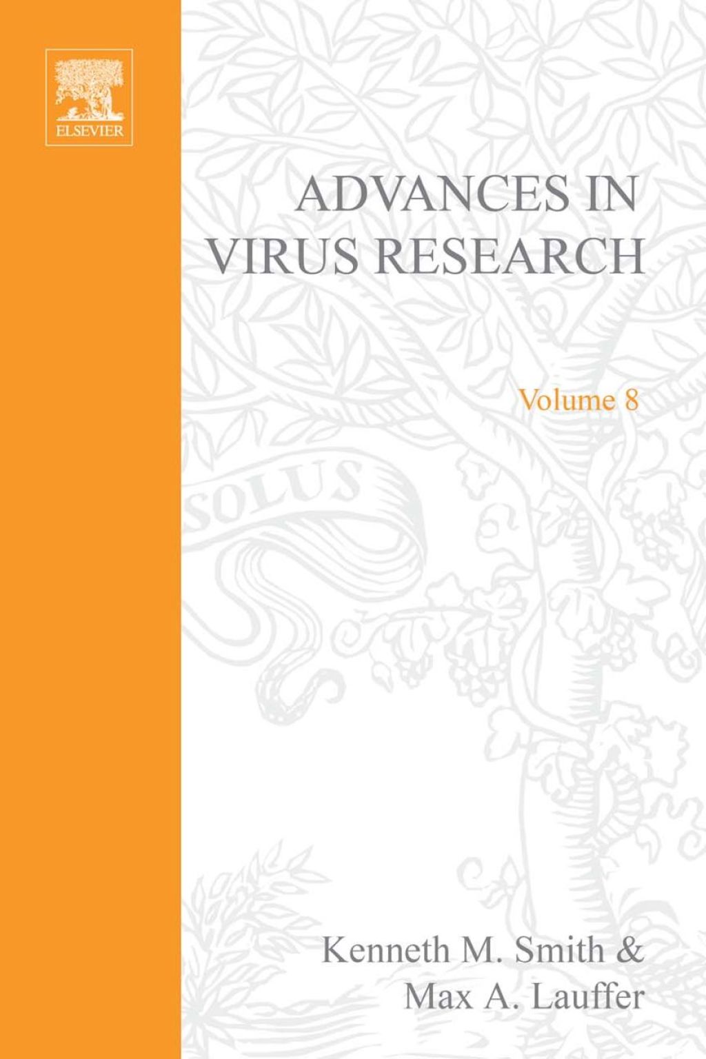 ADVANCES IN VIRUS RESEARCH VOL 8 