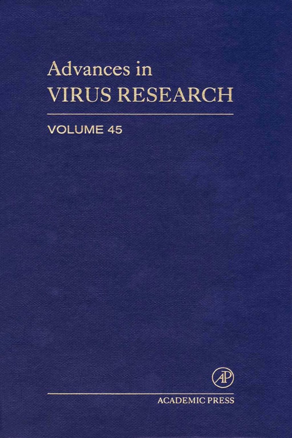 Advances in Virus Research 
