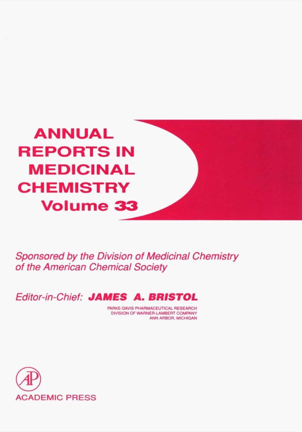 Annual Reports in Medicinal Chemistry 