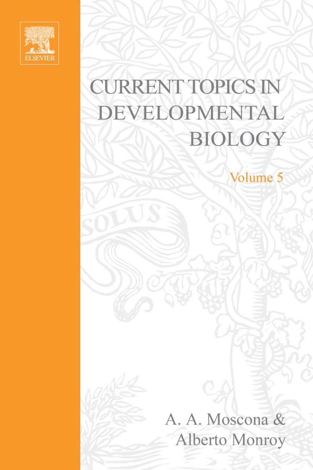 CURRENT TOPICS DEVELOPMENTAL BIOLOGY V15 