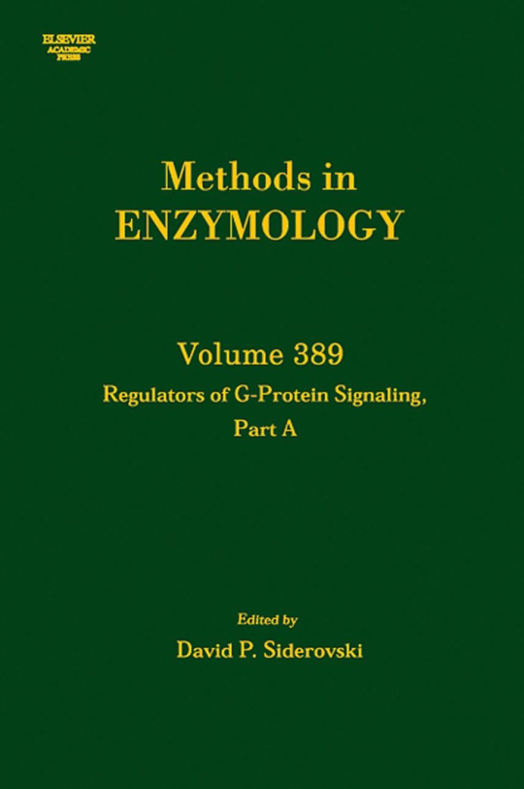 Regulators of G Protein Signalling, Part A 