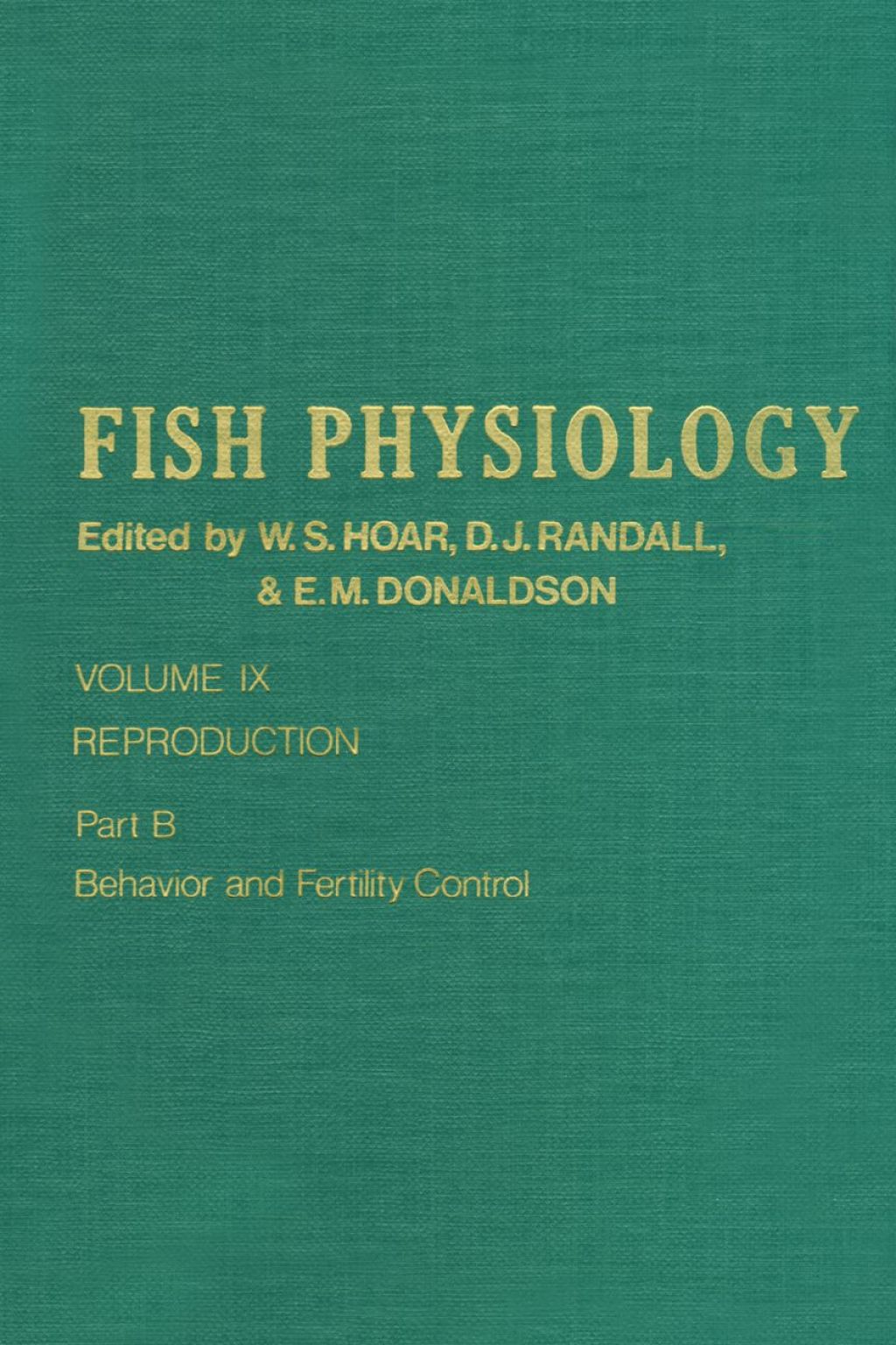 FISH PHYSIOLOGY V9B 