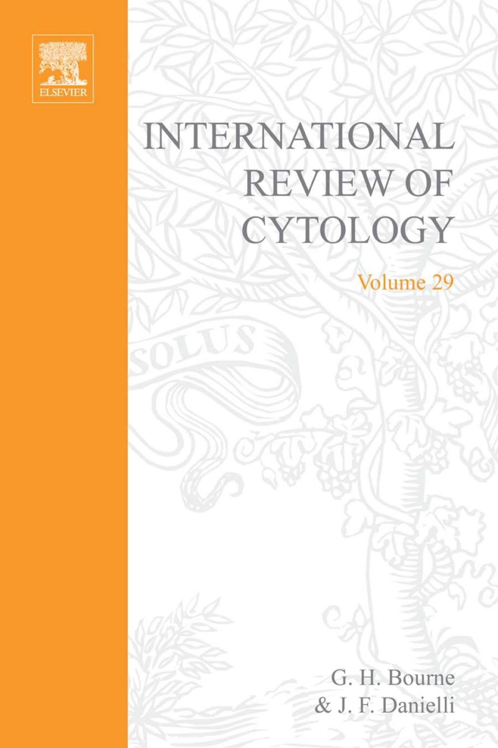 INTERNATIONAL REVIEW OF CYTOLOGY V29 
