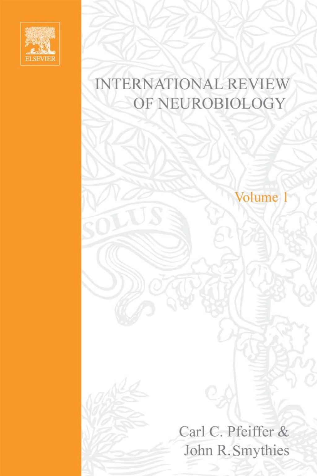 INTERNATIONAL REVIEW NEUROBIOLOGY V 1 