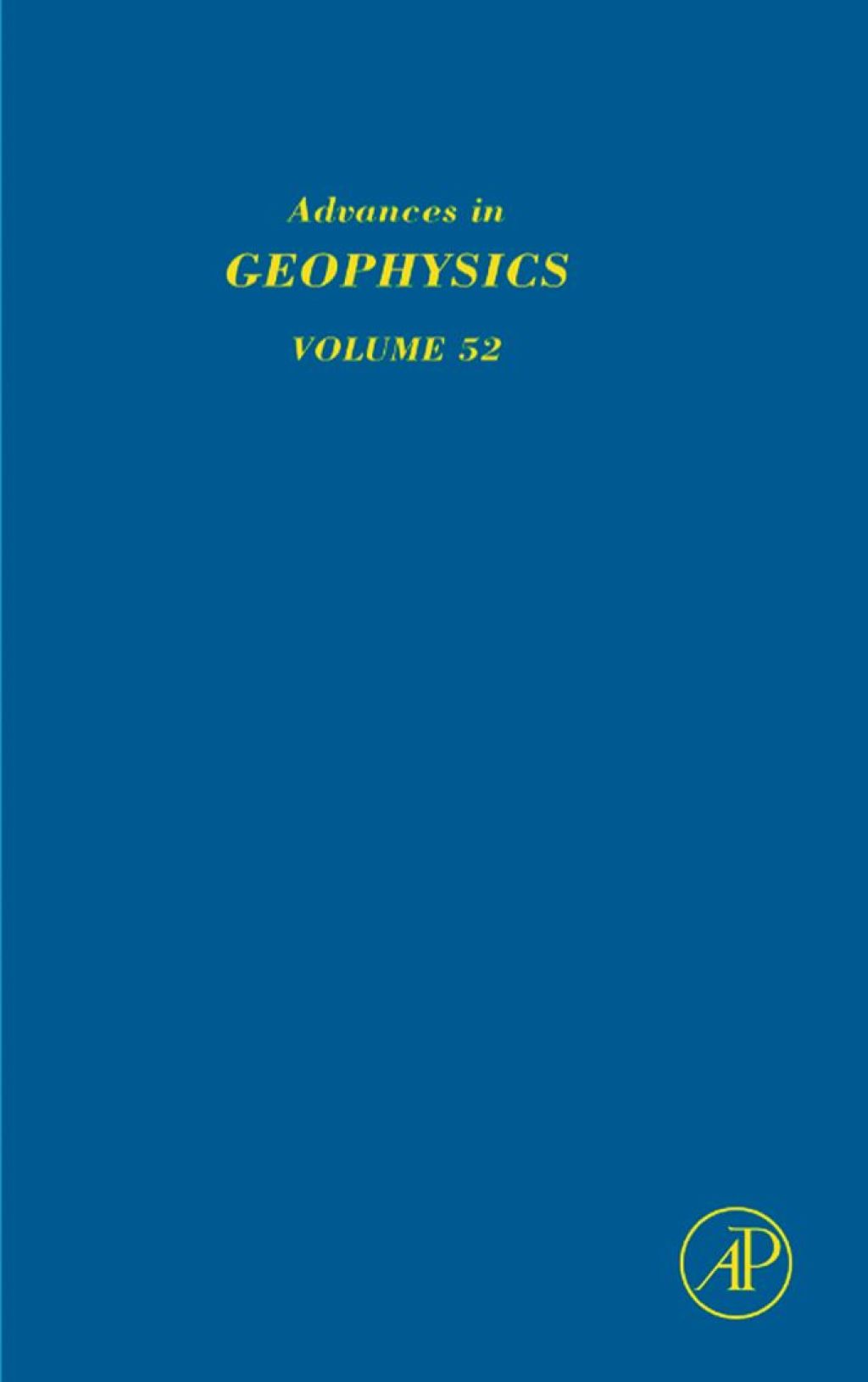 Advances in Geophysics 