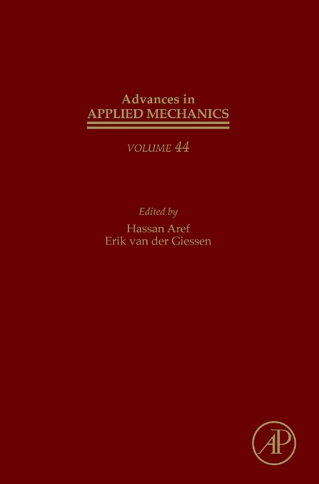 Advances in Applied Mechanics 