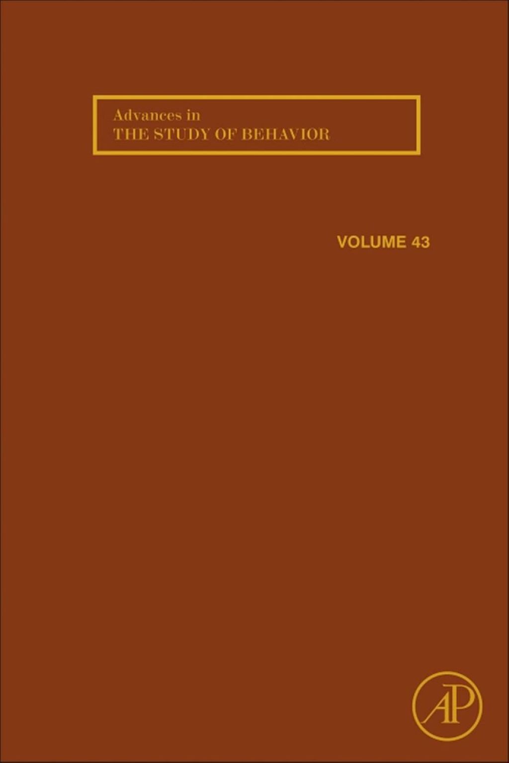 Advances in the Study of Behavior 