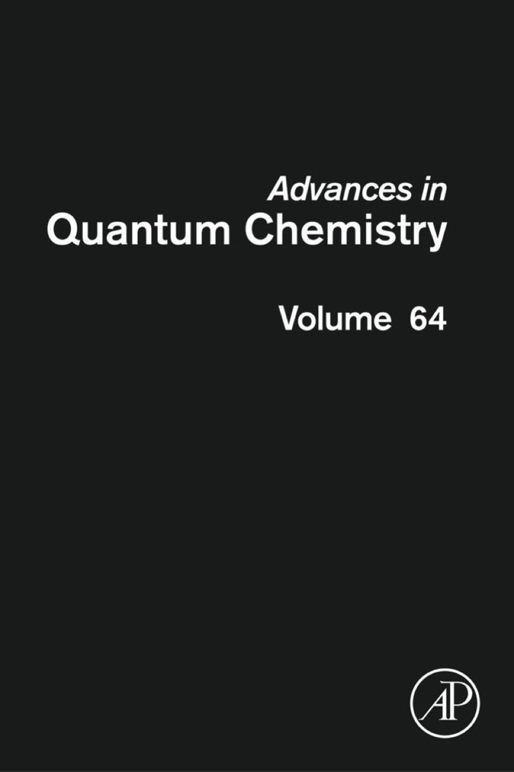 Advances in Quantum Chemistry 