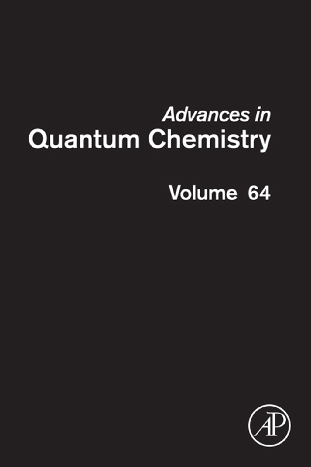 Advances in Quantum Chemistry 