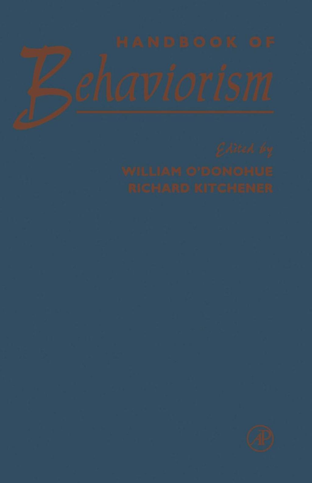 Handbook of Behaviorism 