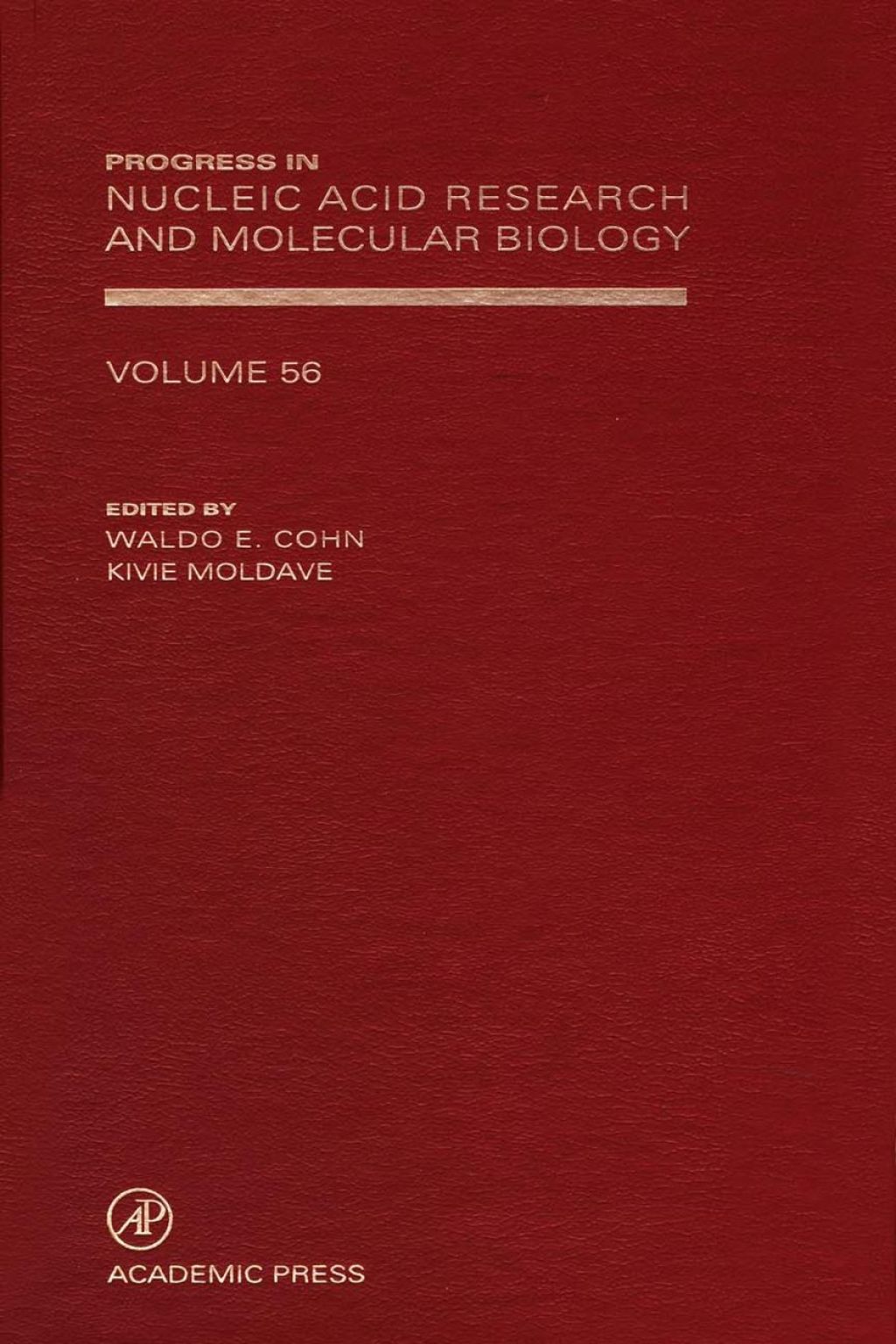 Progress in Nucleic Acid Research and Molecular Biology 