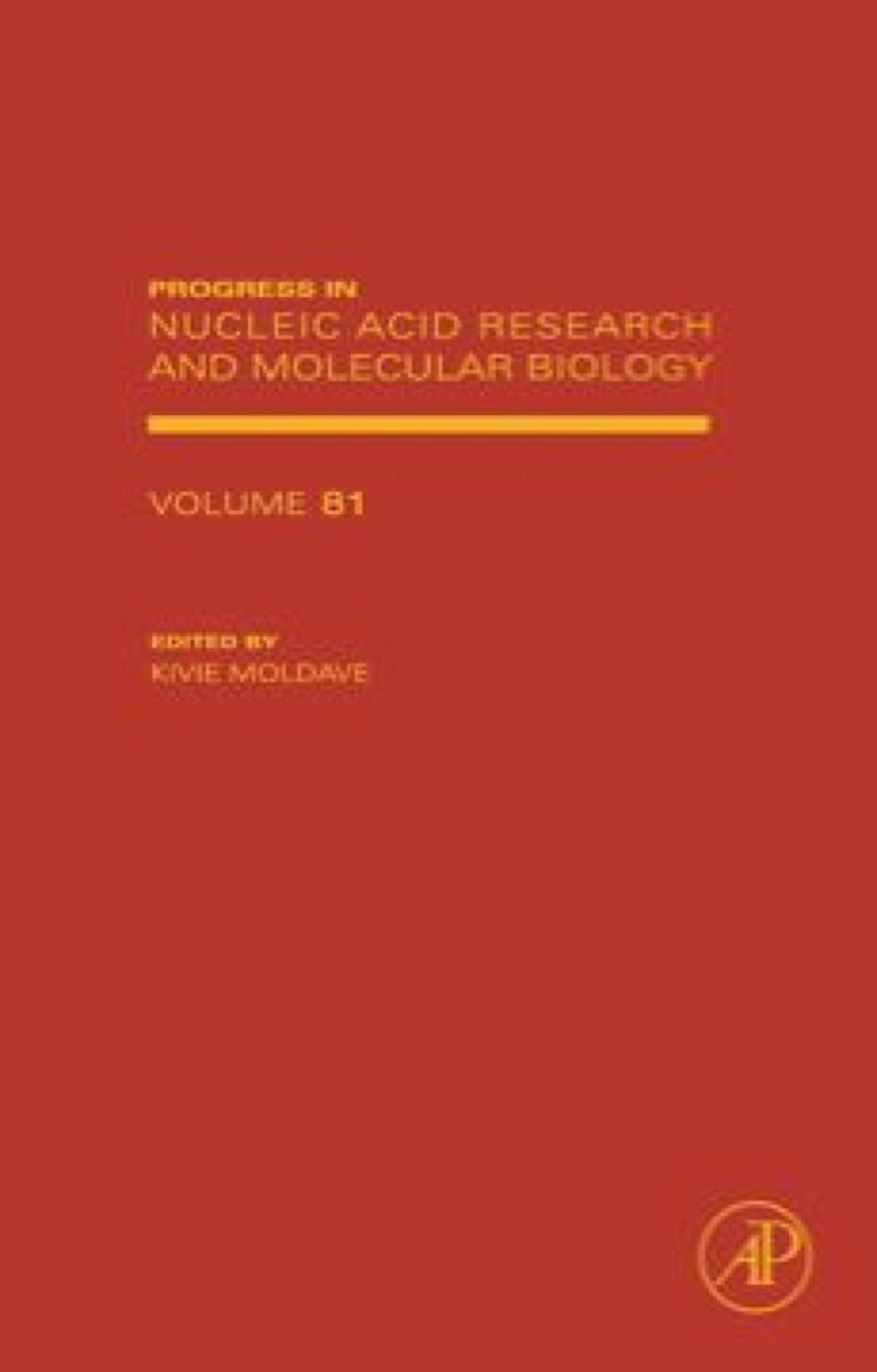 Progress in Nucleic Acid Research and Molecular Biology 