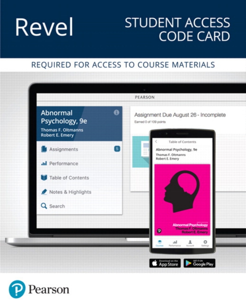 Revel Access Code for Abnormal Psychology 9th Edition