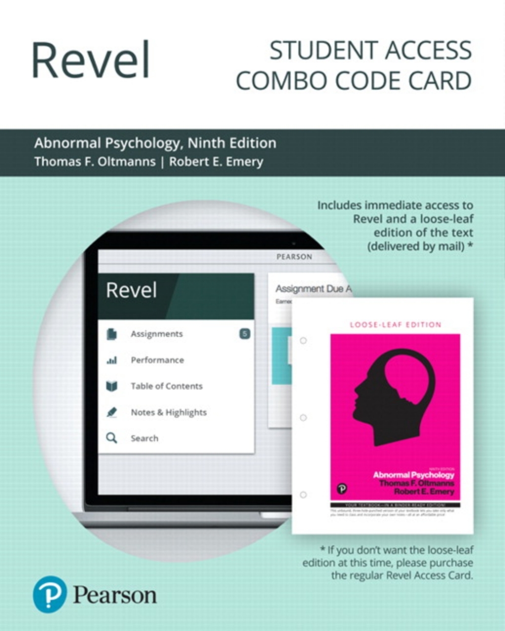 Revel + Print Combo Access Code for Abnormal Psychology 9th Edition