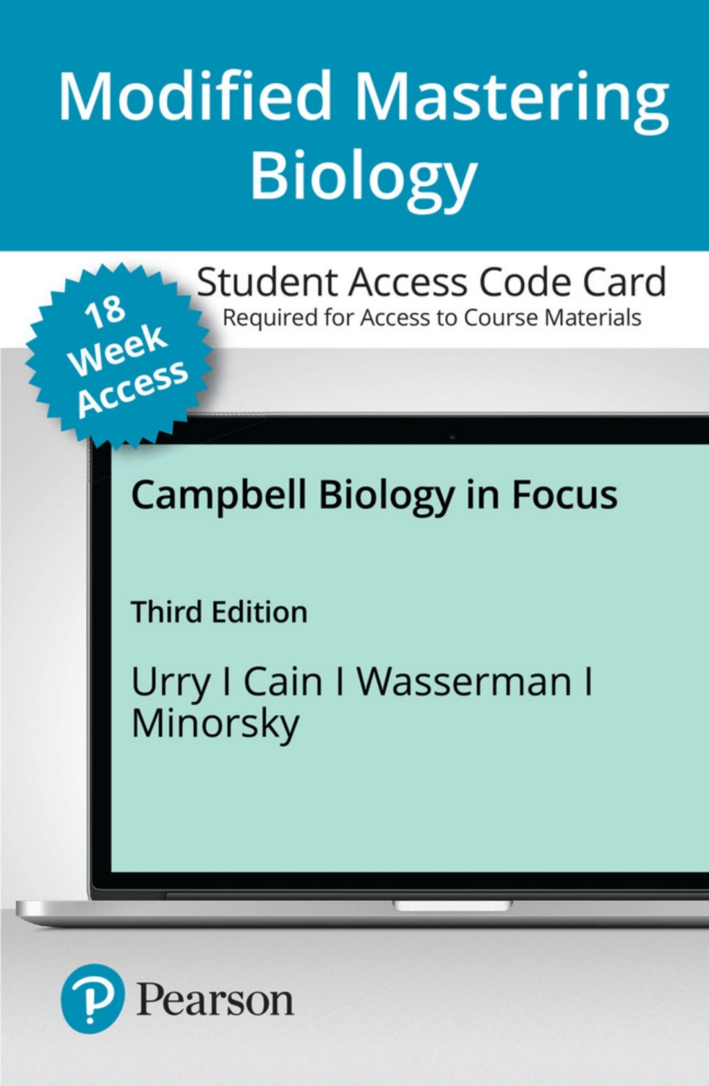 Mastering Biology with Pearson eText Access Code (18 Weeks) for Campbell Biology in Focus 3rd Edition