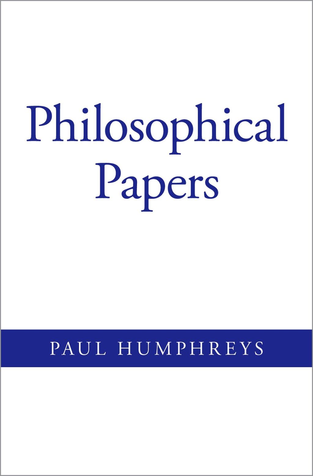 Philosophical Papers 