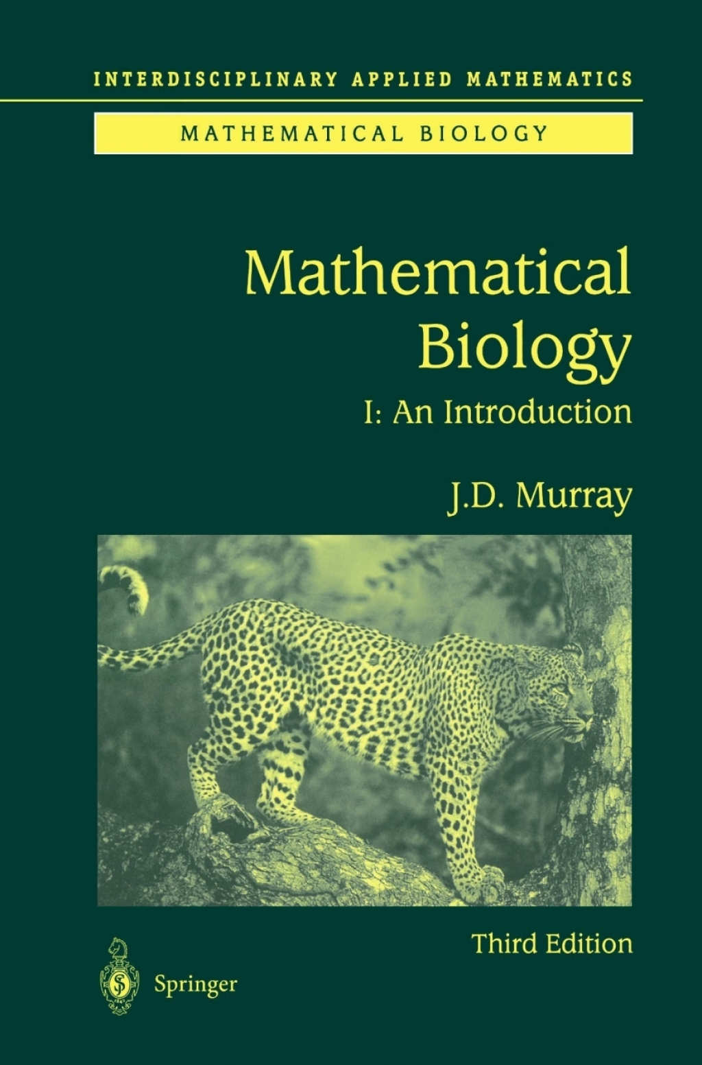 Mathematical Biology I. An Introduction 3rd Edition