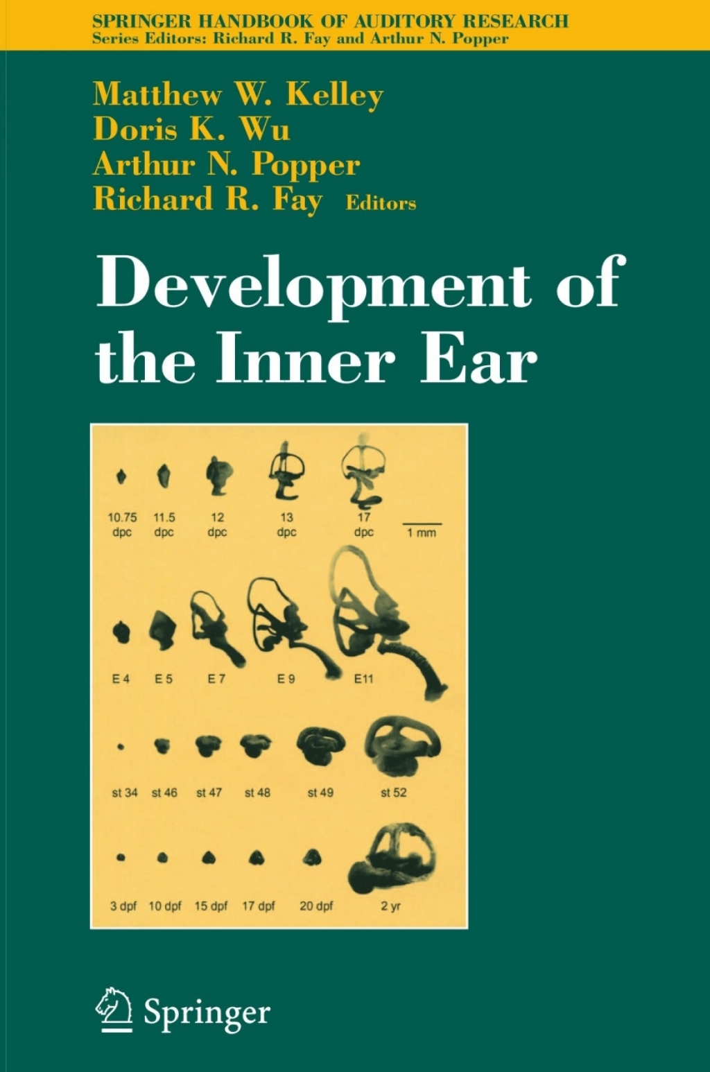 Development of the Inner Ear 1st Edition