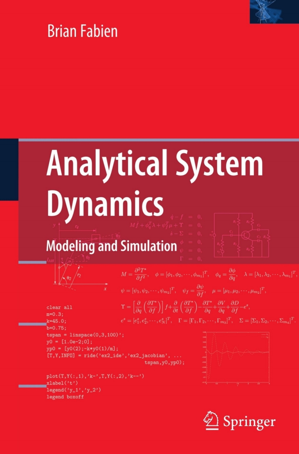 Analytical System Dynamics Modeling and Simulation 