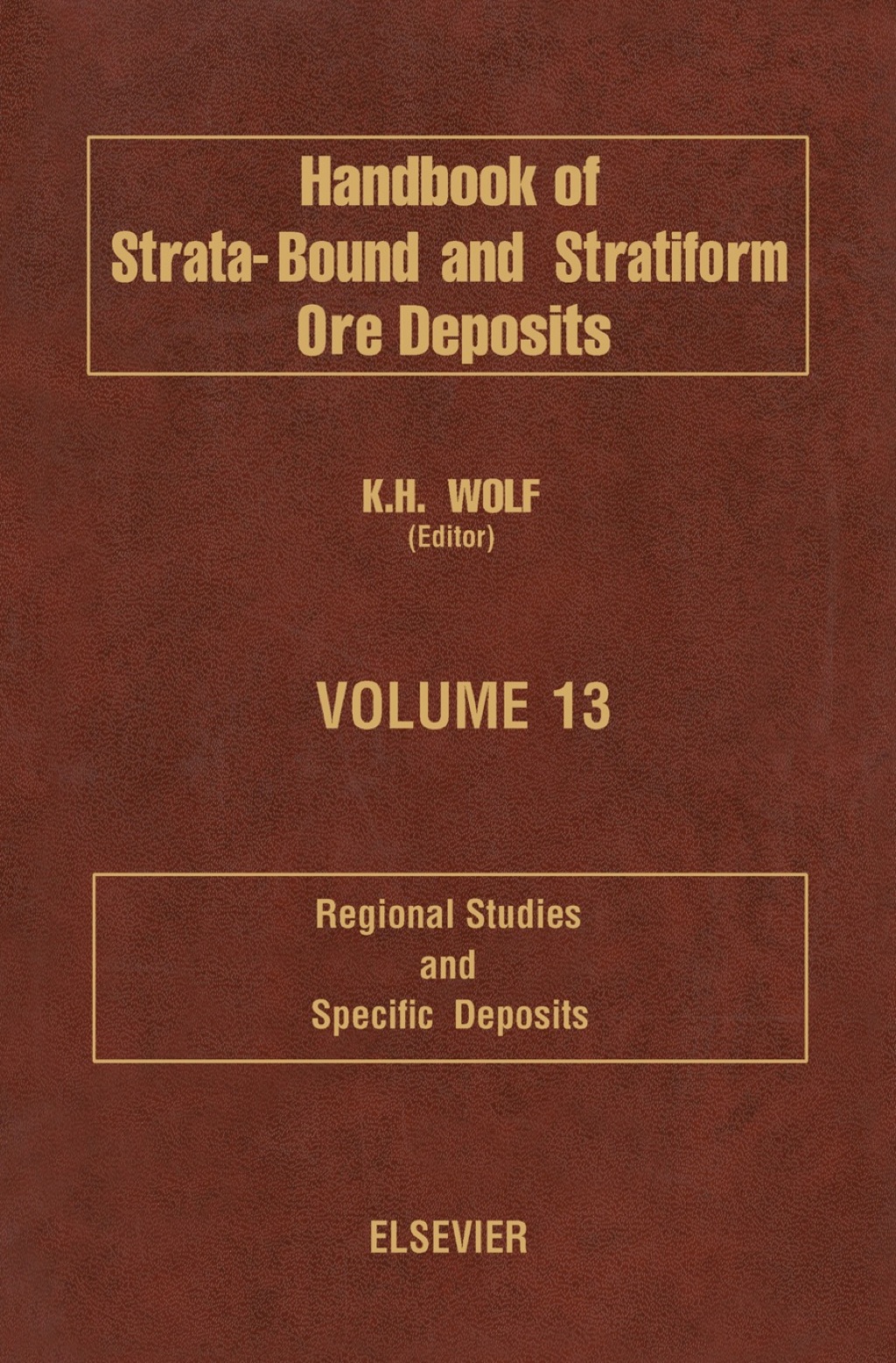 Regional Studies and Specific Deposits 