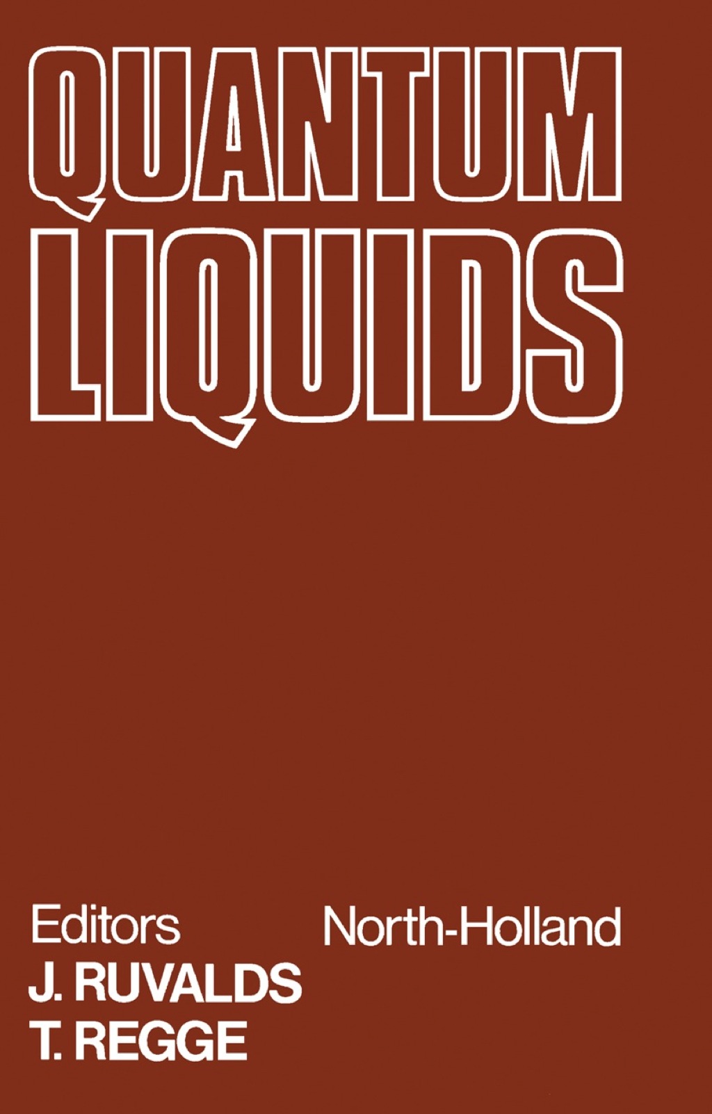 Quantum Liquids 