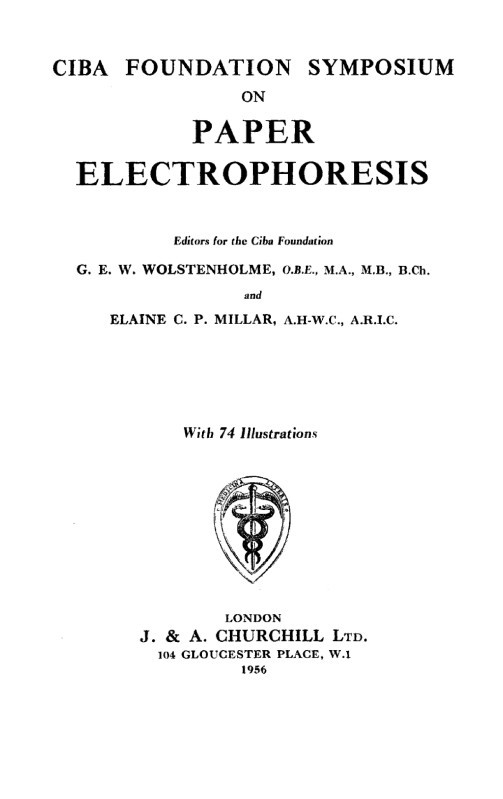 Paper Electrophoresis 1st Edition