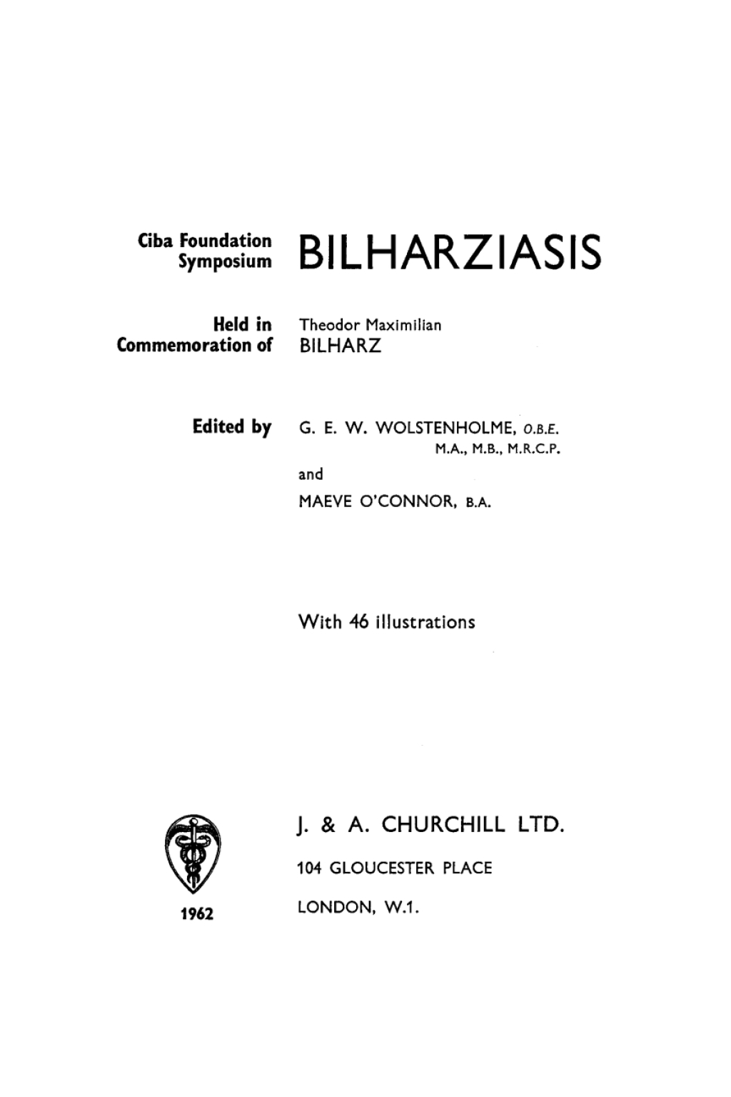 Bilharziasis 1st Edition